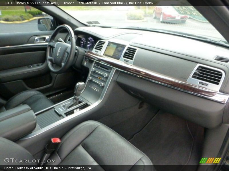  2010 MKS EcoBoost AWD Charcoal Black/Fine Line Ebony Interior