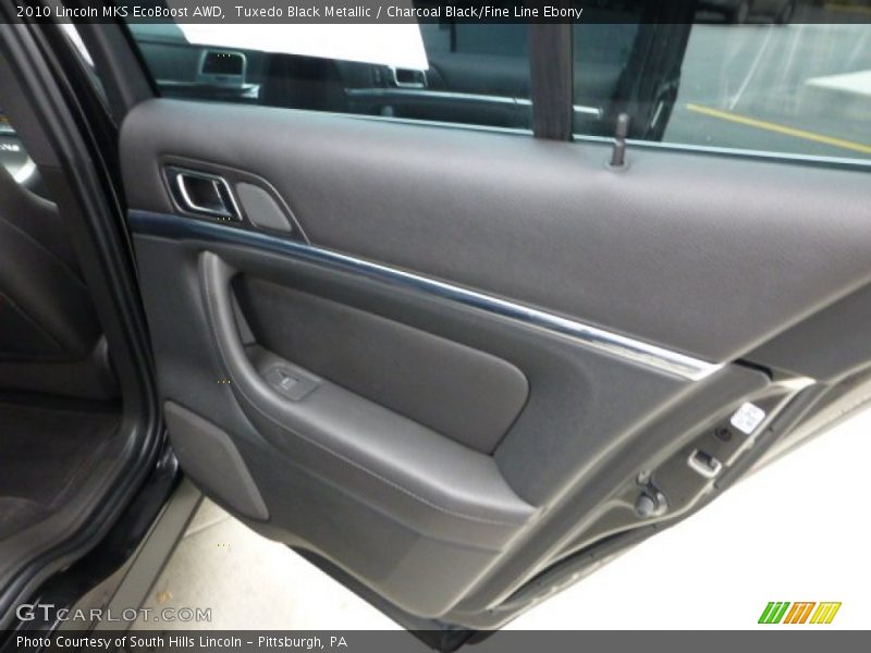Tuxedo Black Metallic / Charcoal Black/Fine Line Ebony 2010 Lincoln MKS EcoBoost AWD