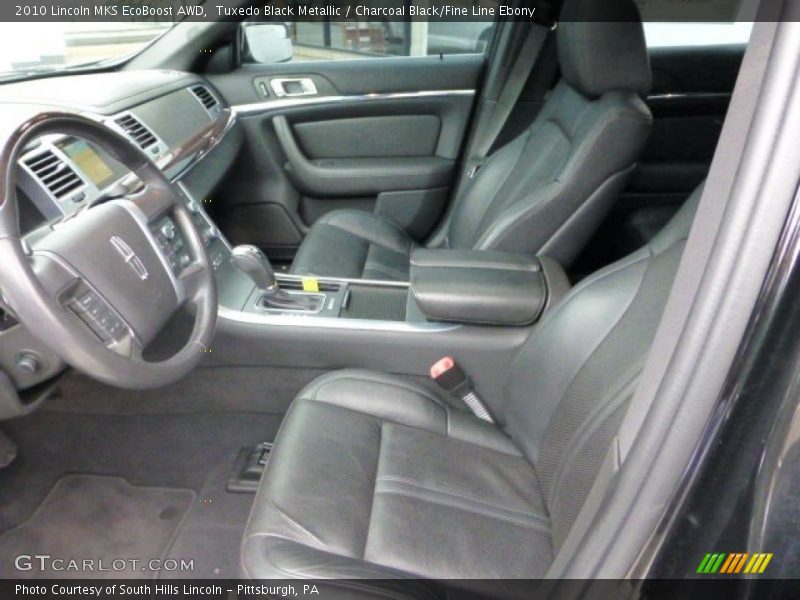  2010 MKS EcoBoost AWD Charcoal Black/Fine Line Ebony Interior