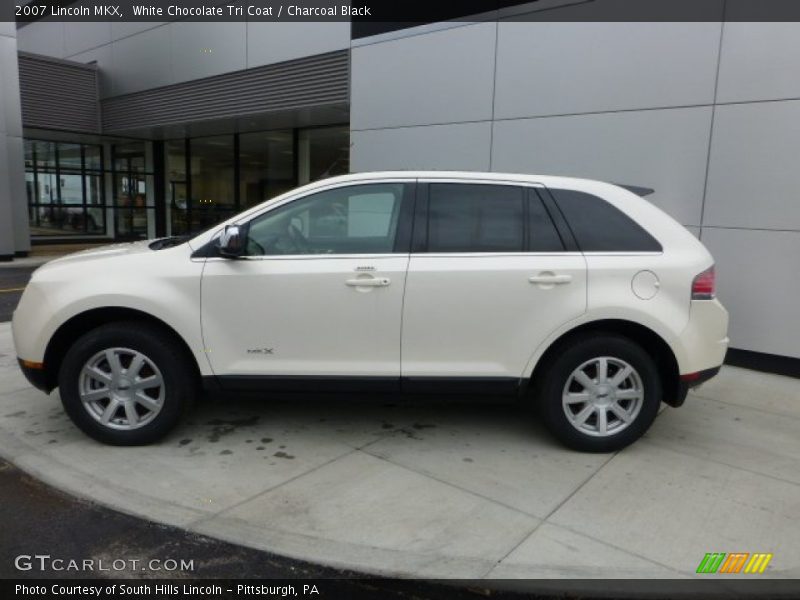 White Chocolate Tri Coat / Charcoal Black 2007 Lincoln MKX