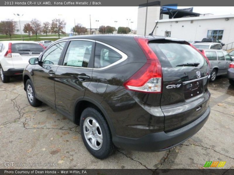 Kona Coffee Metallic / Black 2013 Honda CR-V LX AWD