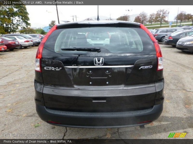Kona Coffee Metallic / Black 2013 Honda CR-V LX AWD