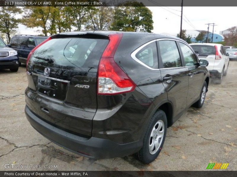 Kona Coffee Metallic / Black 2013 Honda CR-V LX AWD