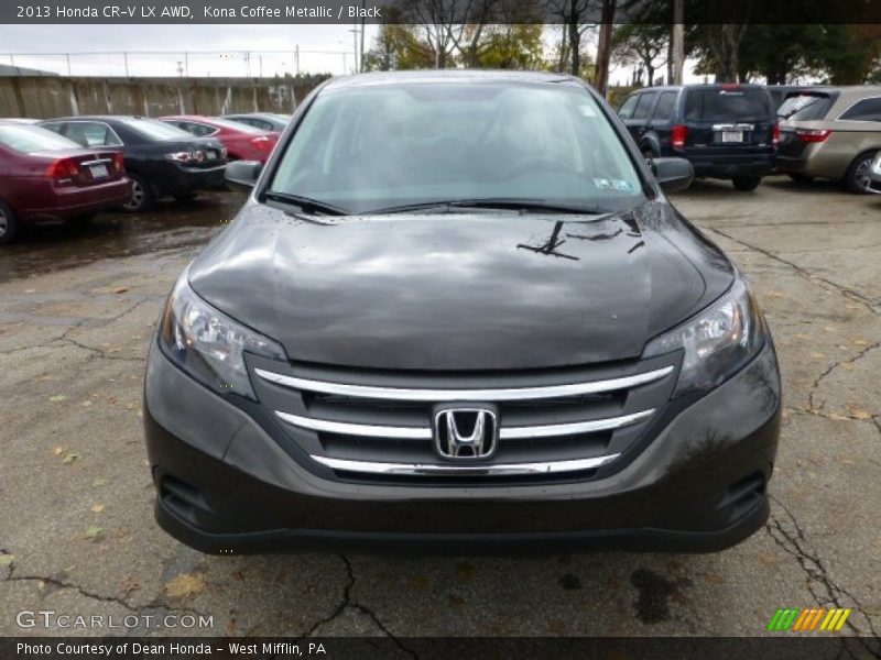 Kona Coffee Metallic / Black 2013 Honda CR-V LX AWD
