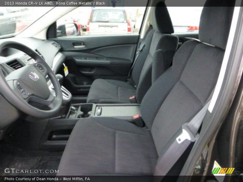 Kona Coffee Metallic / Black 2013 Honda CR-V LX AWD