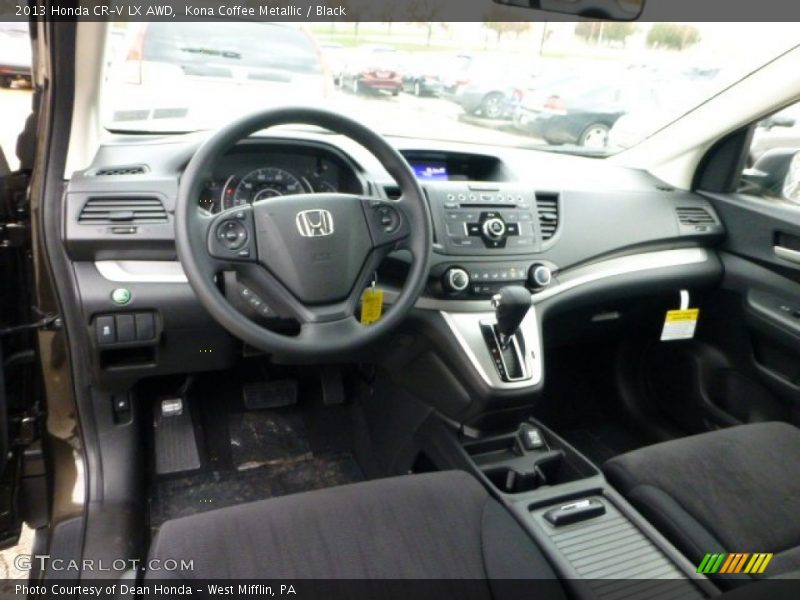 Kona Coffee Metallic / Black 2013 Honda CR-V LX AWD