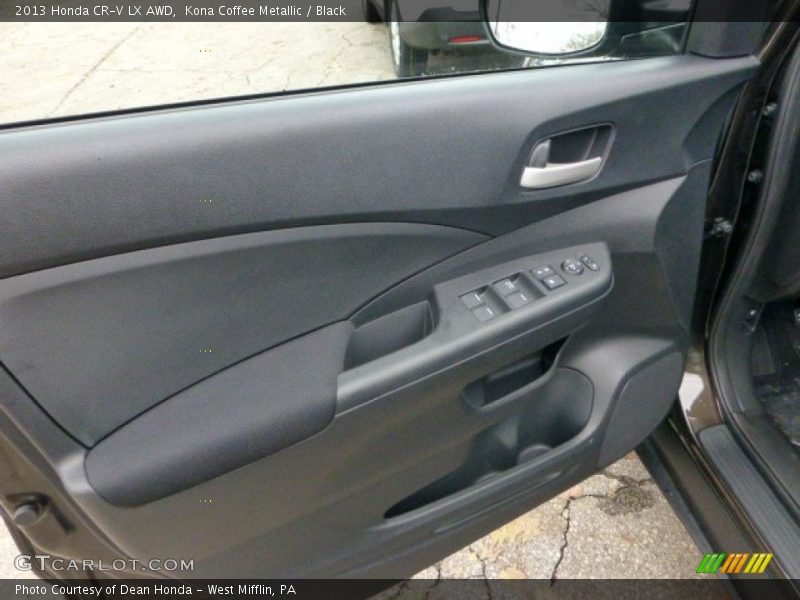 Kona Coffee Metallic / Black 2013 Honda CR-V LX AWD