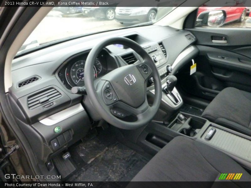 Kona Coffee Metallic / Black 2013 Honda CR-V LX AWD
