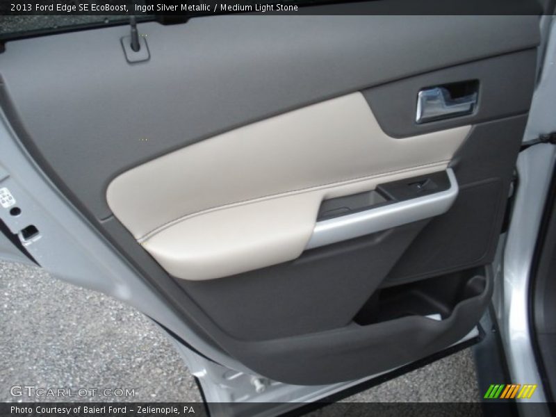 Ingot Silver Metallic / Medium Light Stone 2013 Ford Edge SE EcoBoost