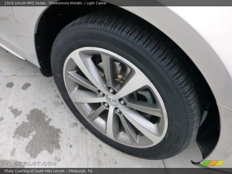 Smokestone Metallic / Light Camel 2009 Lincoln MKS Sedan