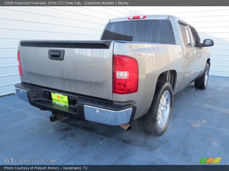 Graystone Metallic / Ebony 2008 Chevrolet Silverado 1500 LTZ Crew Cab
