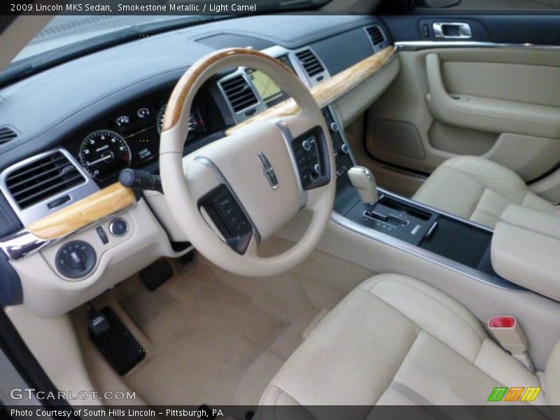  2009 MKS Sedan Light Camel Interior