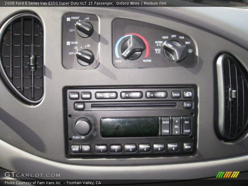 Oxford White / Medium Flint 2008 Ford E Series Van E350 Super Duty XLT 15 Passenger