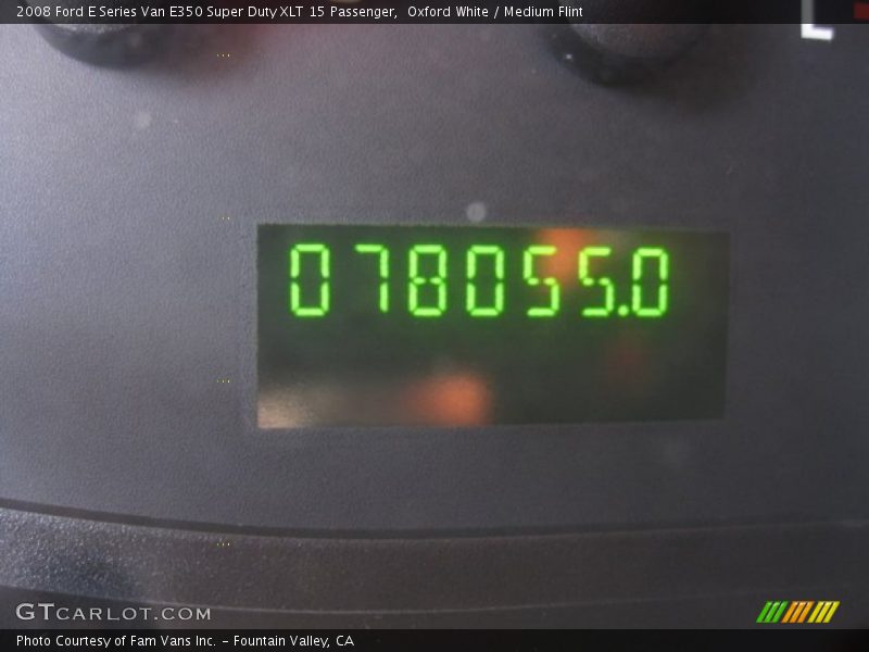 Oxford White / Medium Flint 2008 Ford E Series Van E350 Super Duty XLT 15 Passenger
