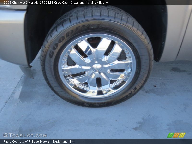Graystone Metallic / Ebony 2008 Chevrolet Silverado 1500 LTZ Crew Cab