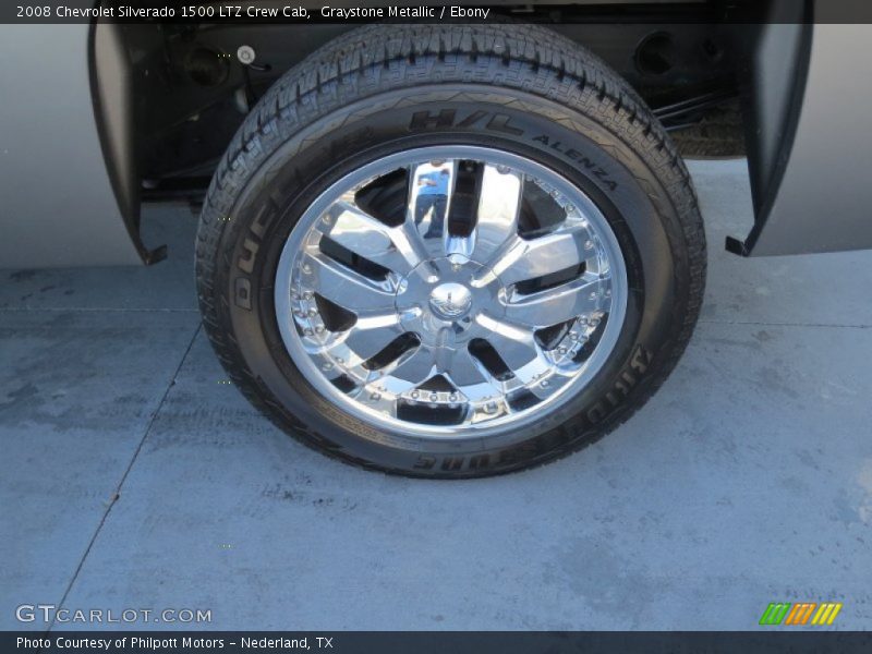Graystone Metallic / Ebony 2008 Chevrolet Silverado 1500 LTZ Crew Cab