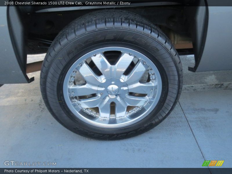 Graystone Metallic / Ebony 2008 Chevrolet Silverado 1500 LTZ Crew Cab