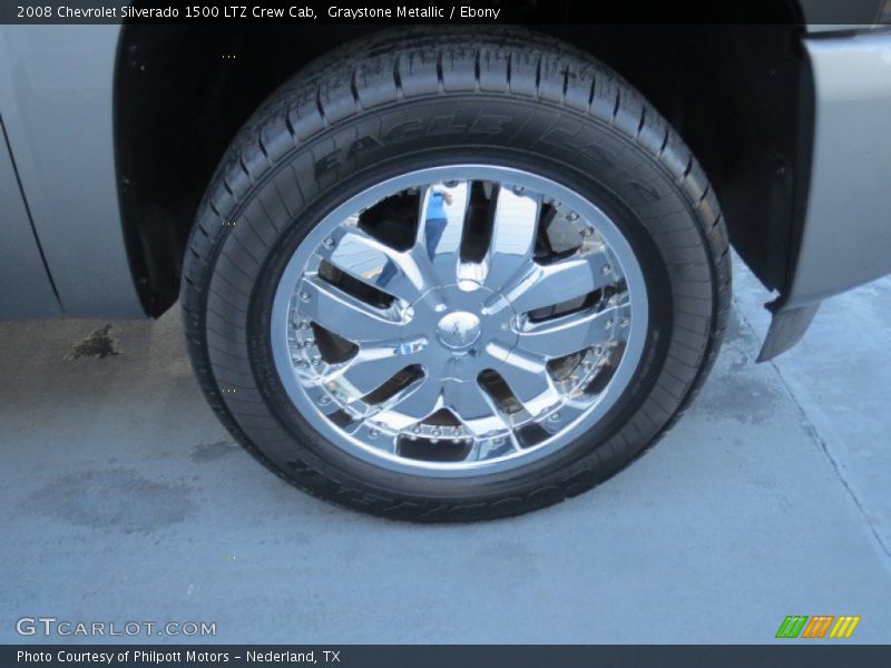 Graystone Metallic / Ebony 2008 Chevrolet Silverado 1500 LTZ Crew Cab