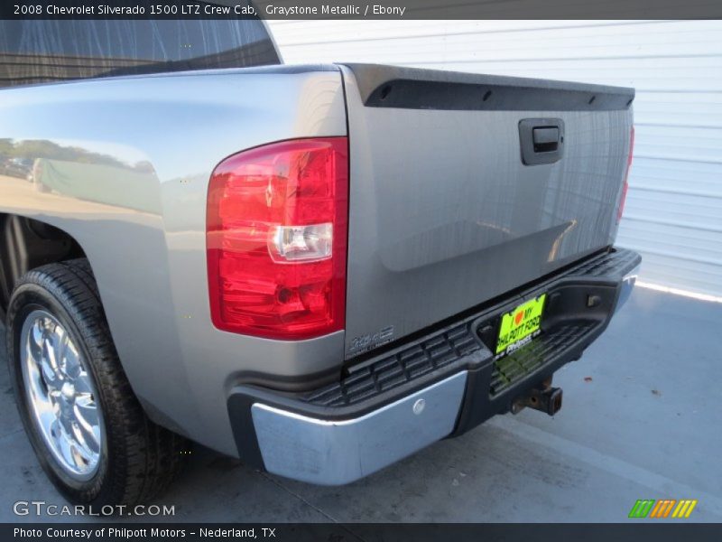 Graystone Metallic / Ebony 2008 Chevrolet Silverado 1500 LTZ Crew Cab