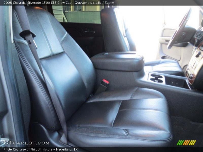Graystone Metallic / Ebony 2008 Chevrolet Silverado 1500 LTZ Crew Cab