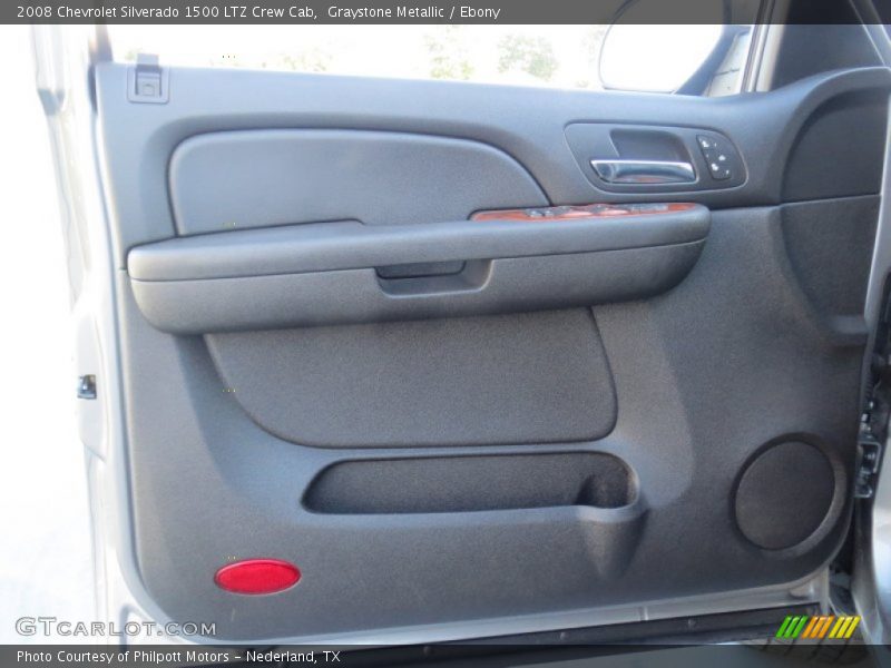 Graystone Metallic / Ebony 2008 Chevrolet Silverado 1500 LTZ Crew Cab