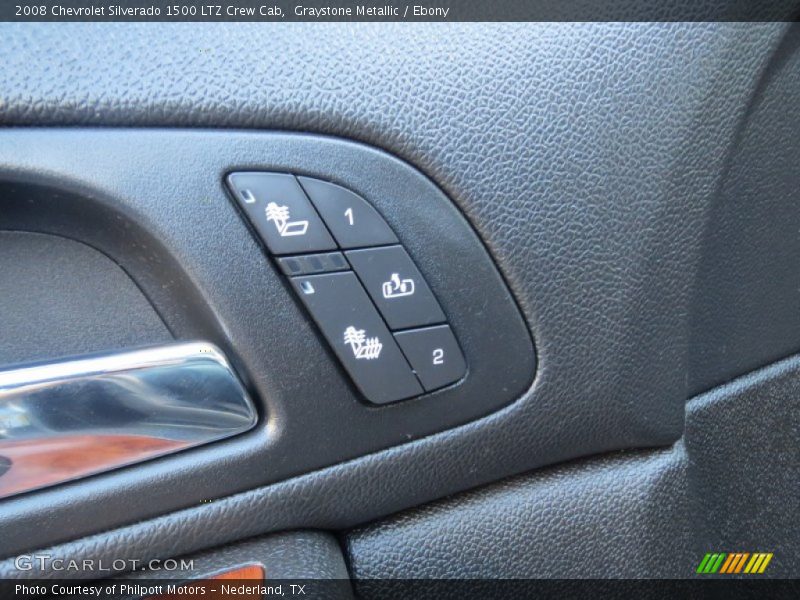Graystone Metallic / Ebony 2008 Chevrolet Silverado 1500 LTZ Crew Cab