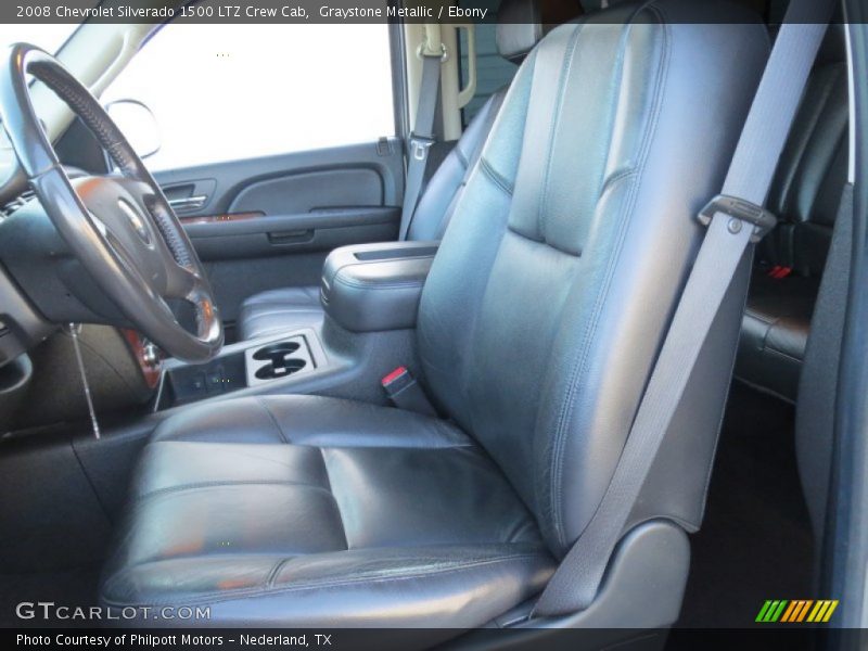 Graystone Metallic / Ebony 2008 Chevrolet Silverado 1500 LTZ Crew Cab