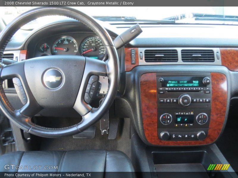 Graystone Metallic / Ebony 2008 Chevrolet Silverado 1500 LTZ Crew Cab