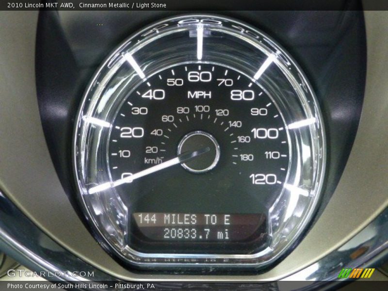 Cinnamon Metallic / Light Stone 2010 Lincoln MKT AWD