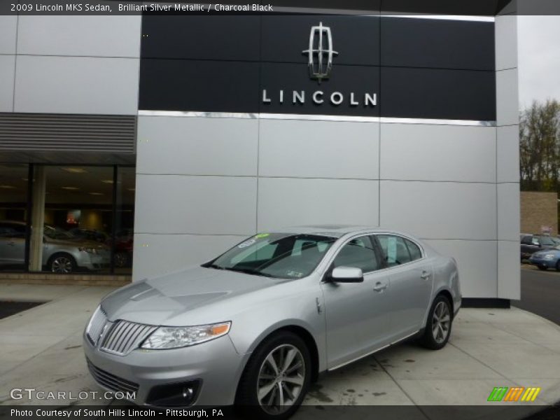 Brilliant Silver Metallic / Charcoal Black 2009 Lincoln MKS Sedan