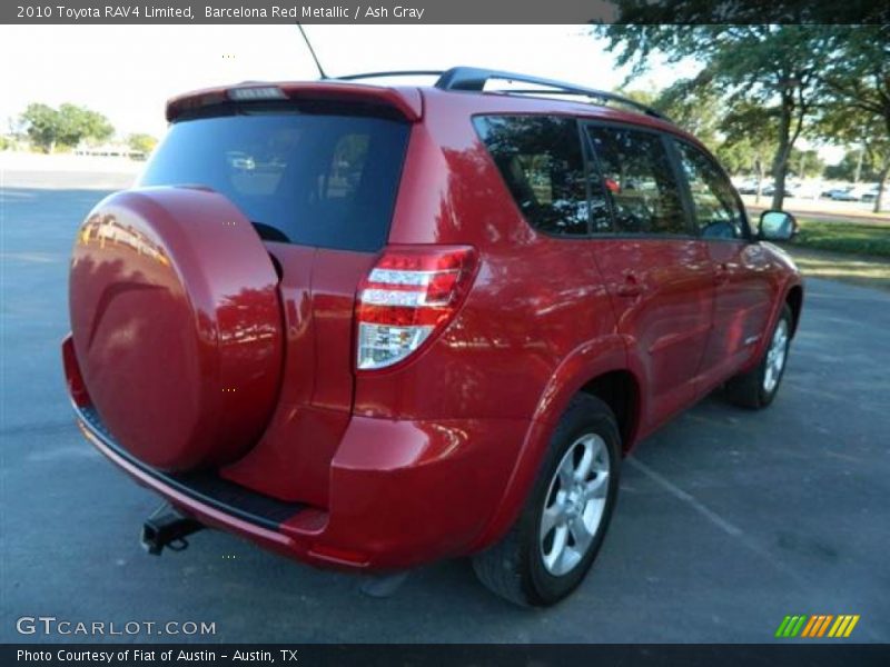 Barcelona Red Metallic / Ash Gray 2010 Toyota RAV4 Limited