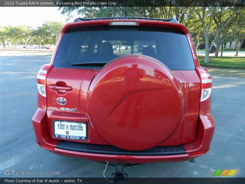 Barcelona Red Metallic / Ash Gray 2010 Toyota RAV4 Limited