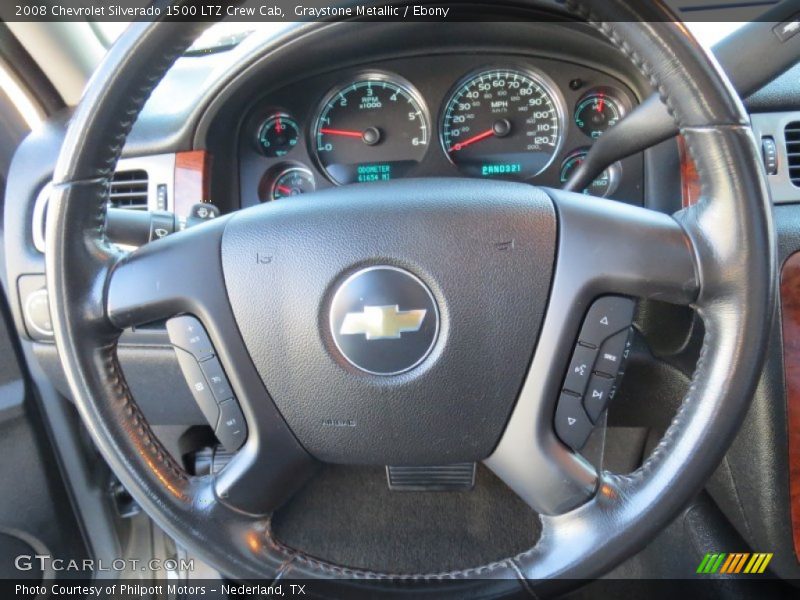 Graystone Metallic / Ebony 2008 Chevrolet Silverado 1500 LTZ Crew Cab