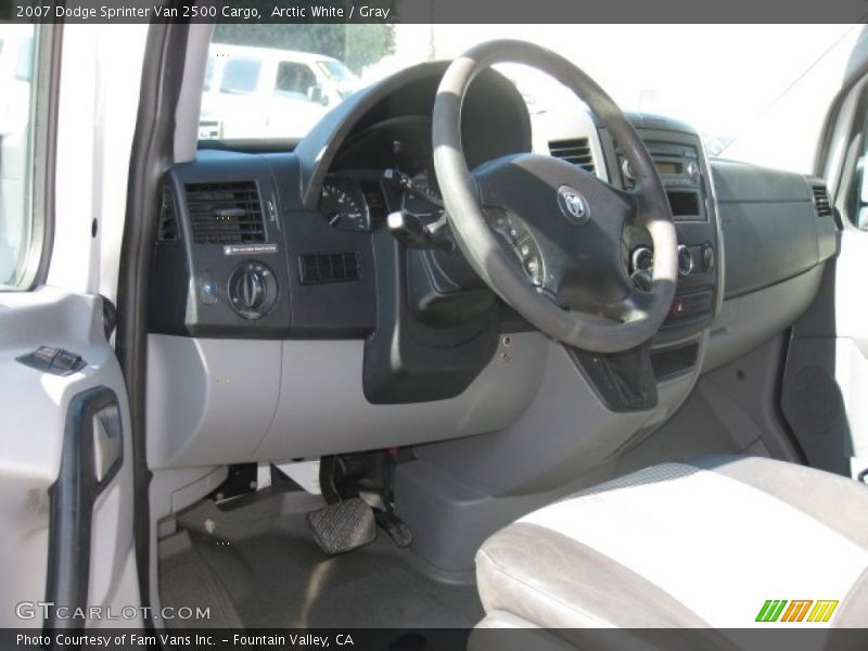 Arctic White / Gray 2007 Dodge Sprinter Van 2500 Cargo