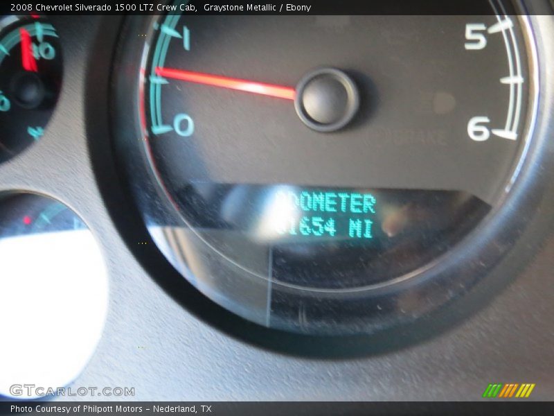 Graystone Metallic / Ebony 2008 Chevrolet Silverado 1500 LTZ Crew Cab