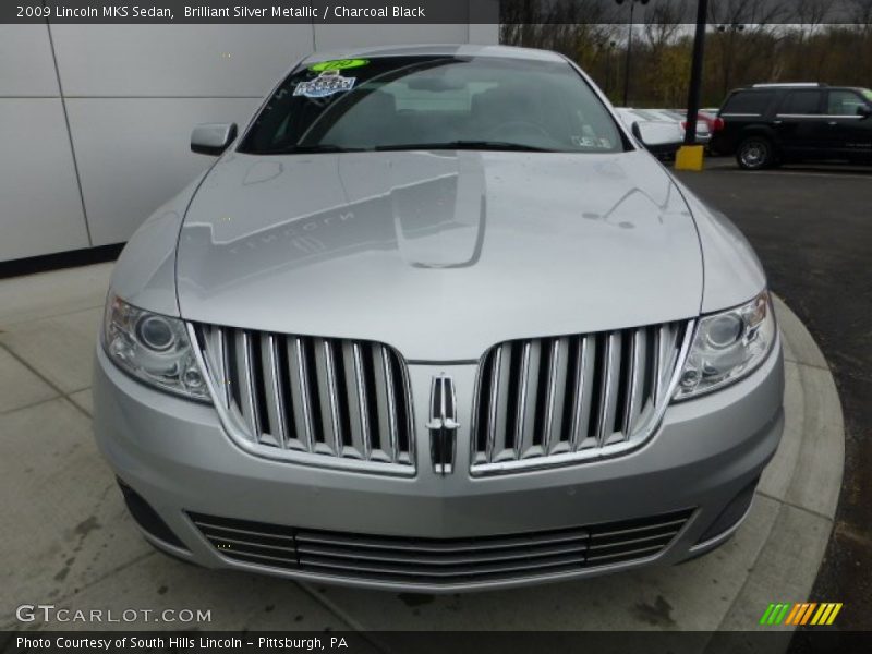 Brilliant Silver Metallic / Charcoal Black 2009 Lincoln MKS Sedan