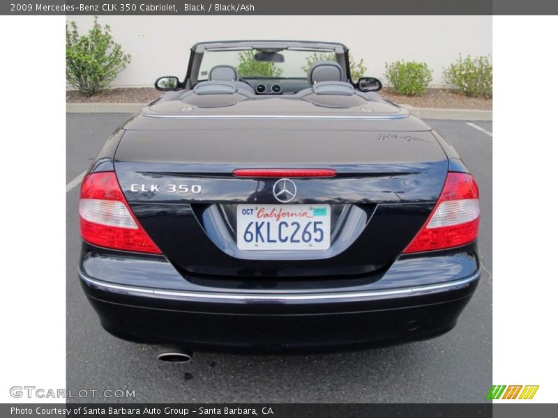 Black / Black/Ash 2009 Mercedes-Benz CLK 350 Cabriolet