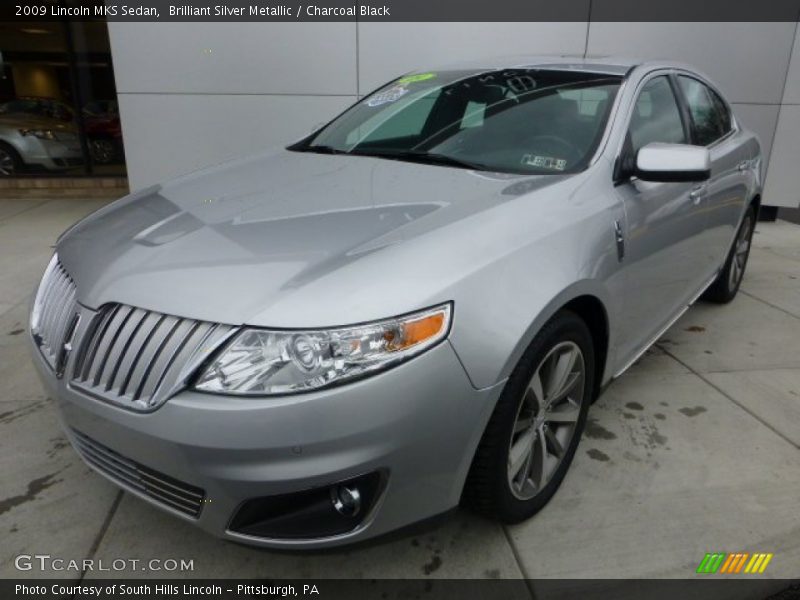 Brilliant Silver Metallic / Charcoal Black 2009 Lincoln MKS Sedan