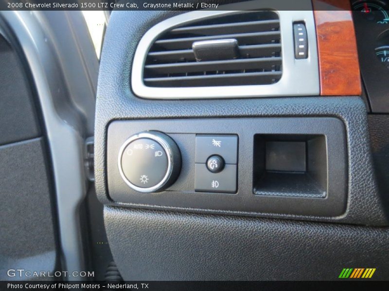 Graystone Metallic / Ebony 2008 Chevrolet Silverado 1500 LTZ Crew Cab