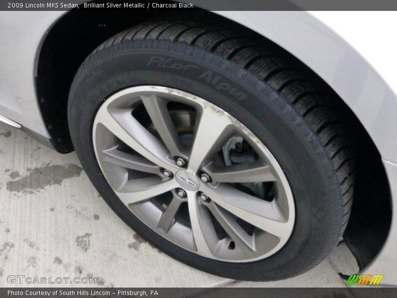 Brilliant Silver Metallic / Charcoal Black 2009 Lincoln MKS Sedan