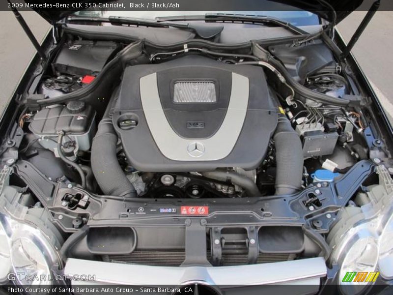 Black / Black/Ash 2009 Mercedes-Benz CLK 350 Cabriolet