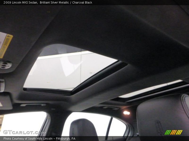 Brilliant Silver Metallic / Charcoal Black 2009 Lincoln MKS Sedan