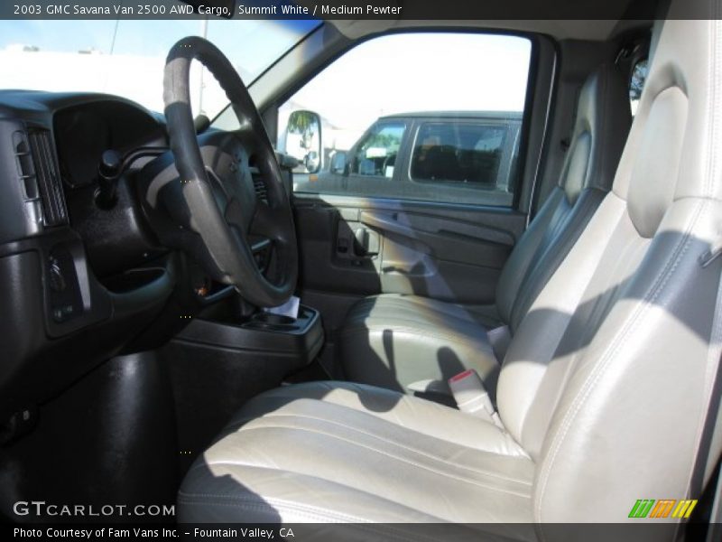 Summit White / Medium Pewter 2003 GMC Savana Van 2500 AWD Cargo