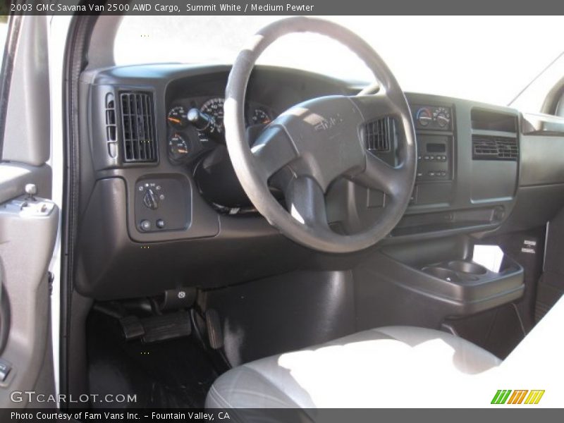 Summit White / Medium Pewter 2003 GMC Savana Van 2500 AWD Cargo