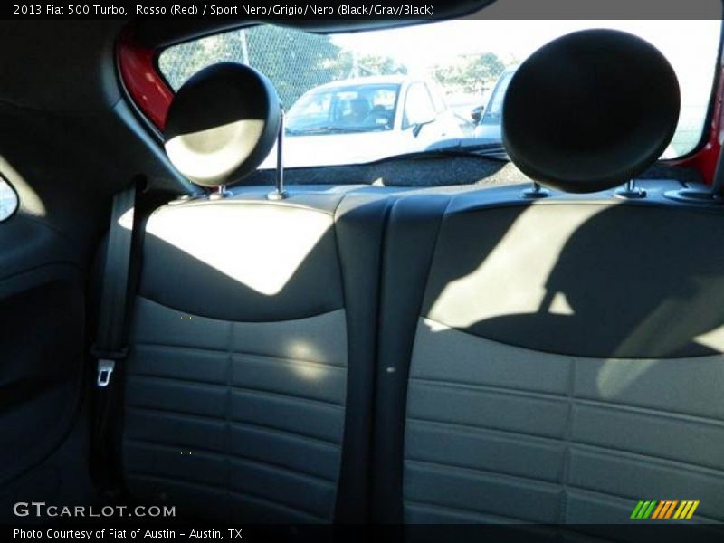 Rosso (Red) / Sport Nero/Grigio/Nero (Black/Gray/Black) 2013 Fiat 500 Turbo