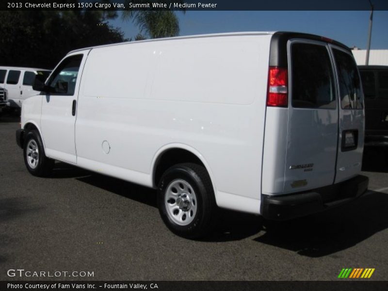 Summit White / Medium Pewter 2013 Chevrolet Express 1500 Cargo Van