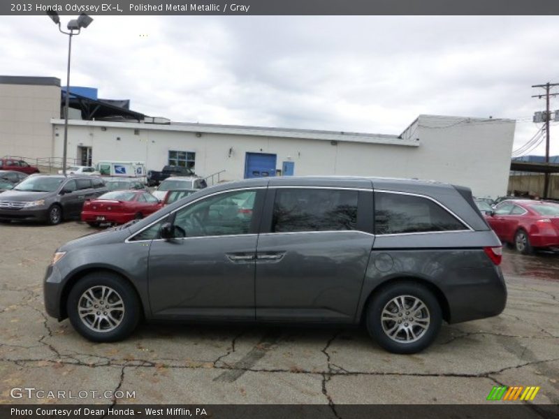 Polished Metal Metallic / Gray 2013 Honda Odyssey EX-L