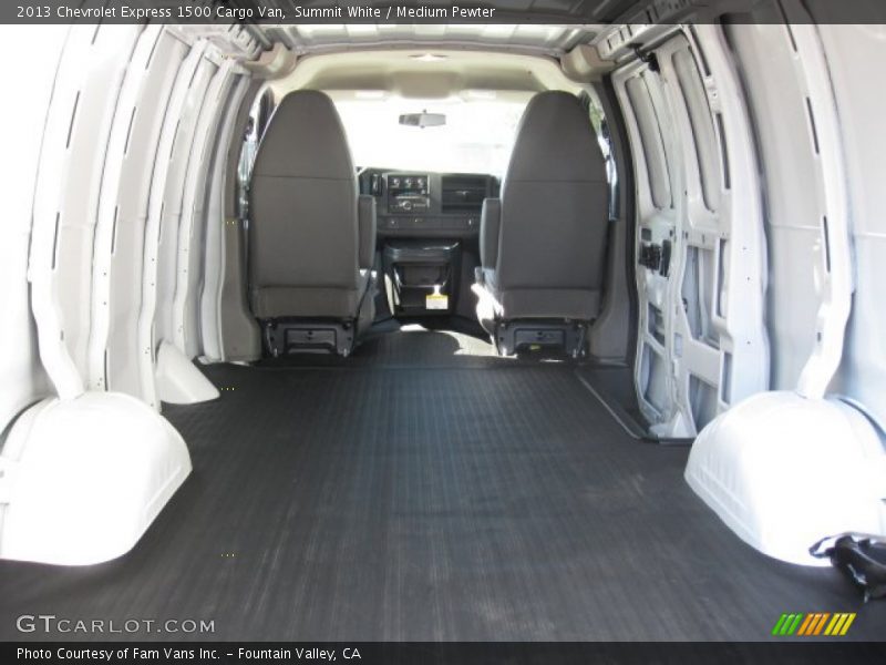 Summit White / Medium Pewter 2013 Chevrolet Express 1500 Cargo Van