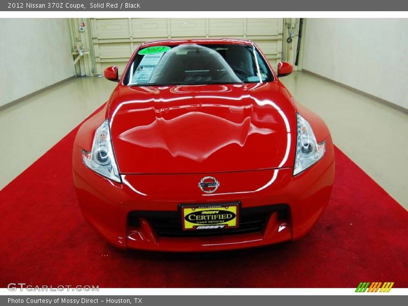 Solid Red / Black 2012 Nissan 370Z Coupe