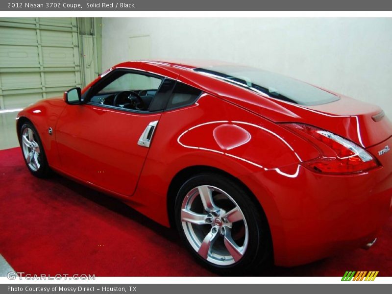 Solid Red / Black 2012 Nissan 370Z Coupe